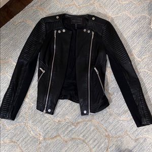▪️BCBGMAXAZRIA LEATHER MOTORCYCLE JACKET▪️